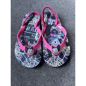 Disney Junior Vampirina‎ Sparkly Sandals Flip Flops Size 9/10